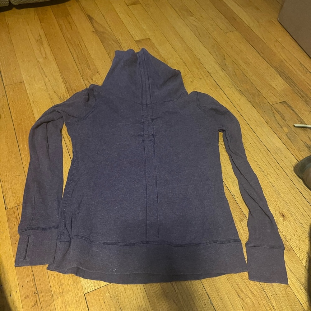 Plum tunic sweatshirt